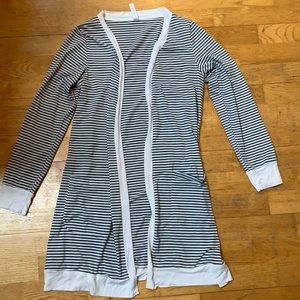 Charcoal stripe cardigan